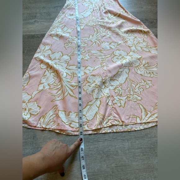 Billabong Sweet Sunshine Floral Spaghetti Strap Midi Dress Size S - Picture 9 of 11